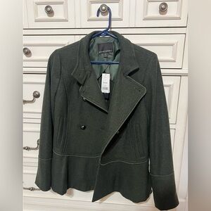 Green Banana Republic Peacoat